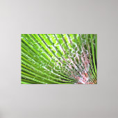 ヤシの木のトロピカルリーフ芸術的絵画ズ キャンバスプリント (正面)