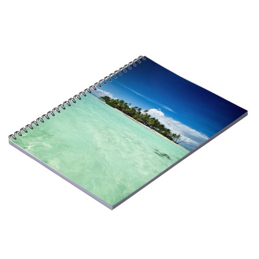 ヤシの木のノートが付いている太平洋諸島 ノートブック (左側)