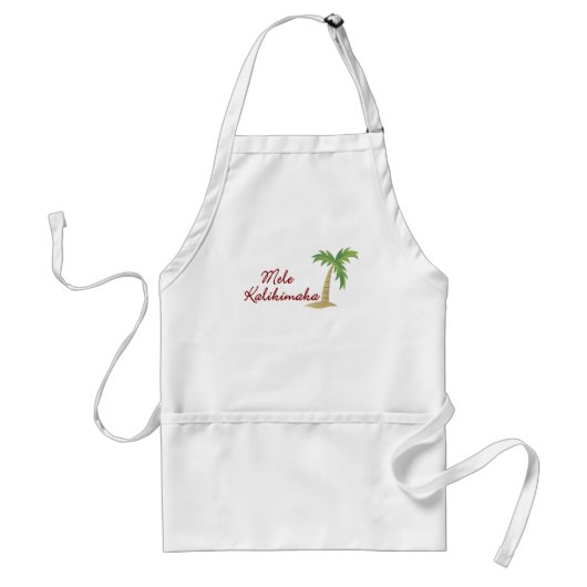 ヤシの木のハワイのクリスマス2 スタンダードエプロン (正面)