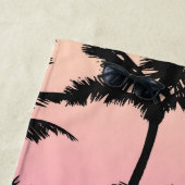 ヤシの木のパターン ビーチタオル (インサイチュ)