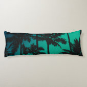 ヤシの木のパターン ボディピロー (裏面)