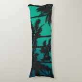 ヤシの木のパターン ボディピロー (正面縦)