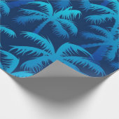 ヤシの木のパターン ラッピングペーパー (角)