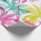 ヤシの木のパターン ラッピングペーパー (角)