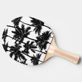 ヤシの木のパターン 卓球ラケット (横)