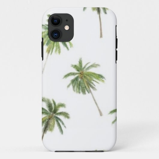 ヤシの木のパターン Case-Mate iPhoneケース (裏面)