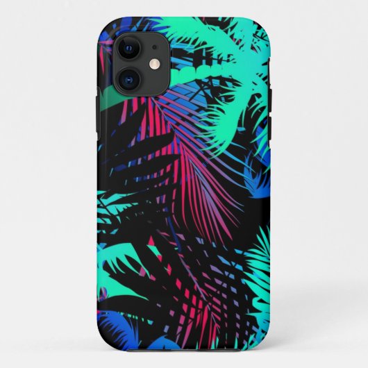 ヤシの木のパターン Case-Mate iPhoneケース (裏面)