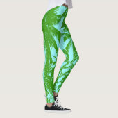 ヤシの木のパター葉ン レギンス (右)