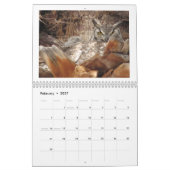 ヤシの木のママおよびベビーのフクロウ カレンダー (2月 2027)