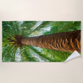 ヤシの木の下で ビーチタオル (正面)