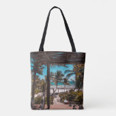 ヤシの木の下のニパ小屋 トートバッグ (裏面)