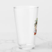 ヤシの木の下の贈り物 タンブラーグラス (右)