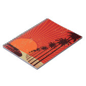 ヤシの木の列 ノートブック (左側)