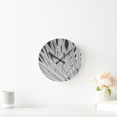 ヤシの木の前面を白黒表示 ラウンド壁時計 (ホーム)