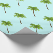 ヤシの木の包装紙 ラッピングペーパー (角)