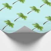 ヤシの木の包装紙 ラッピングペーパー (角)