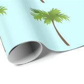 ヤシの木の包装紙 ラッピングペーパー (ロールコーナー)