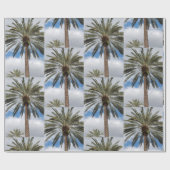 ヤシの木の包装紙 ラッピングペーパー (フラット)