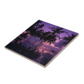 ヤシの木の反射 タイル (側面)