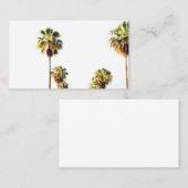 ヤシの木の名刺 名刺 (正面/裏面)