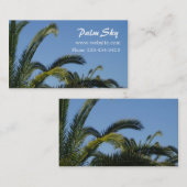 ヤシの木の名刺 名刺 (正面/裏面)