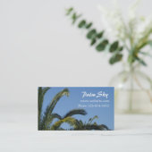 ヤシの木の名刺 名刺 (スタンド正面)