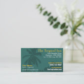 ヤシの木の名刺 名刺 (スタンド正面)