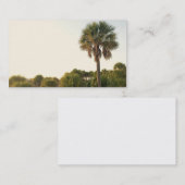 ヤシの木の名刺 名刺 (正面/裏面)
