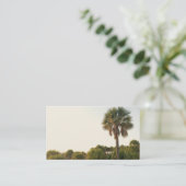 ヤシの木の名刺 名刺 (スタンド正面)