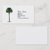 ヤシの木の名刺 名刺 (正面/裏面)