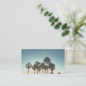 ヤシの木の名刺 名刺 (スタンド正面)