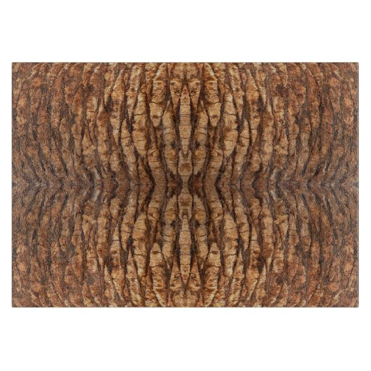 ヤシの木の吠え声のまな板 カッティングボード (正面)