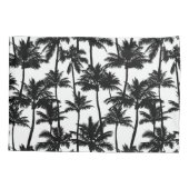 ヤシの木の影のパターン 枕カバー (裏面-左)