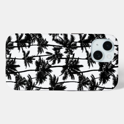 ヤシの木の影のパターン Case-Mate iPhoneケース (裏面 (横))