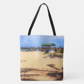 ヤシの木の影 トートバッグ (正面)