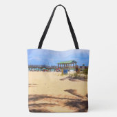 ヤシの木の影 トートバッグ (裏面)