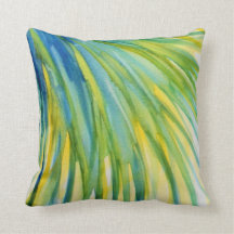 ヤシの木の抽象芸術の水彩画