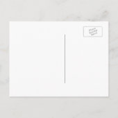 ヤシの木の文字列lightsビーチ保存日付 案内ポストカード (裏面)