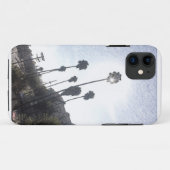 ヤシの木の日光のスケッチのiPhoneの場合 Case-Mate iPhoneケース (裏面(横))