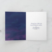 ヤシの木の月のクリスマスオーナメント シーズンカード (内部)