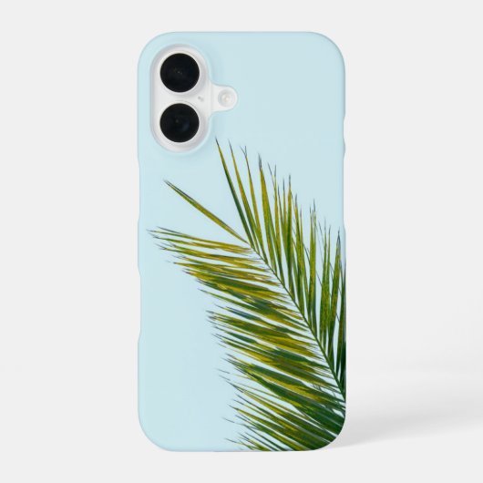 ヤシの木の枝 iPhone 16ケース (裏面)