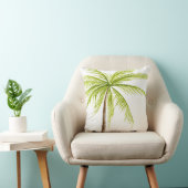 ヤシの木の熱帯ビーチの島の装飾 クッション (椅子)