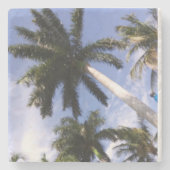 ヤシの木の石コースター ストーンコースター (正面)