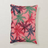 ヤシの木の継ぎ目のない模様 アクセントクッション (裏面(縦))