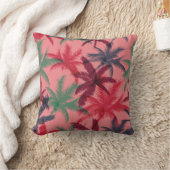 ヤシの木の継ぎ目のない模様 クッション (ブランケット)