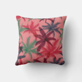 ヤシの木の継ぎ目のない模様 クッション (裏面)