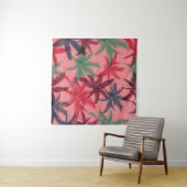 ヤシの木の継ぎ目のない模様 タペストリー (インサイチュ(横))