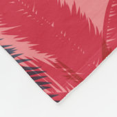 ヤシの木の継ぎ目のない模様 フリースブランケット (角)