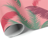 ヤシの木の継ぎ目のない模様 ラッピングペーパー (ロールコーナー)