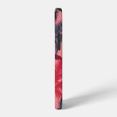 ヤシの木の継ぎ目のない模様 iPhoneケース (左側面)